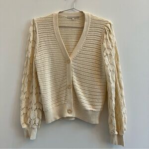 Cream Knit Women's Sweater